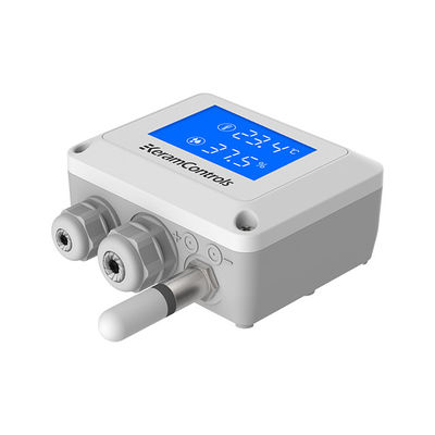 डिजिटल तापमान ट्रांसमीटर ± 3% सटीकता 25C IP65/NEMA 4 सुरक्षा पर माप प्रदर्शन-नमी के लिए