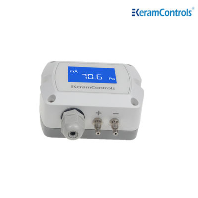 एचवीएसी के लिए 0-10V एलसीडी डिस्प्ले डिफरेंशियल प्रेशर ट्रांसमीटर