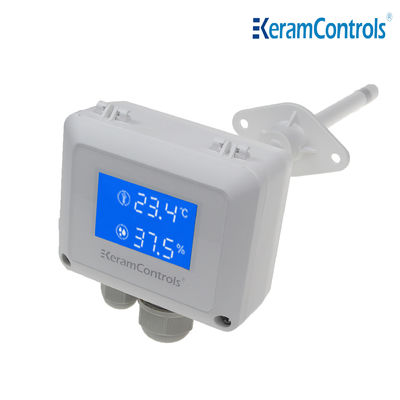 वॉल माउंटेड टेम्प ह्यूमिडिटी प्रेशर सेंसर 0-10V IP65