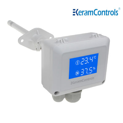 वॉल माउंटेड टेम्प ह्यूमिडिटी प्रेशर सेंसर 0-10V IP65
