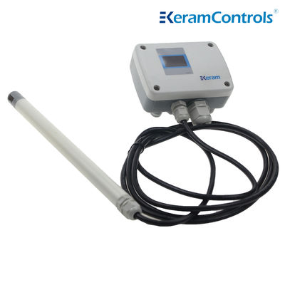 IP65 / NEMA 4 प्रोटेक्शन एयर वेलोसिटी ट्रांसमीटर 16-24VAC केबल टाइप:
