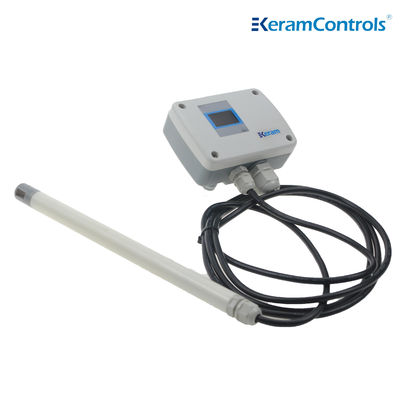 IP65 / NEMA 4 प्रोटेक्शन एयर वेलोसिटी ट्रांसमीटर 16-24VAC केबल टाइप: