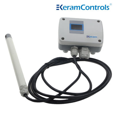 केबल प्रकार वायु वेग ट्रांसमीटर 0-10V आउटपुट IP65