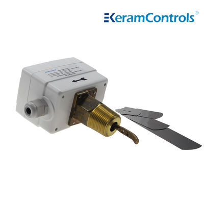 ताप, एयर कंडीशनिंग के लिए OEM IP65 पीतल 24V 15A तरल प्रवाह स्विच: