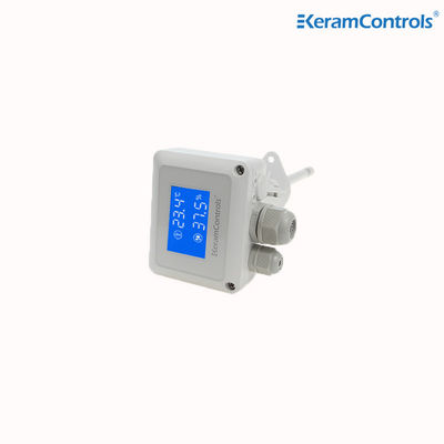 एचवीएसी सिस्टम के लिए उच्च तापमान आर्द्रता ट्रांसमीटर IP65 NEMA4