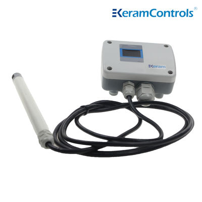 IP65 / NEMA 4 प्रोटेक्शन एयर वेलोसिटी ट्रांसमीटर 16-24VAC केबल टाइप: