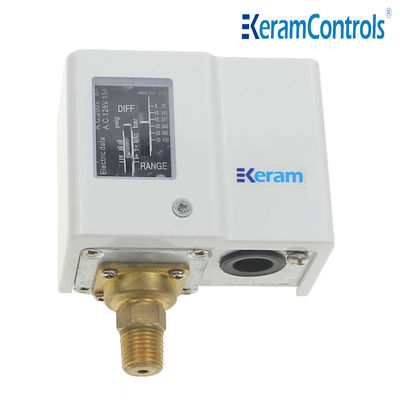 व्हाइट 250V 10A एडजस्टेबल प्रेशर स्विच 72A